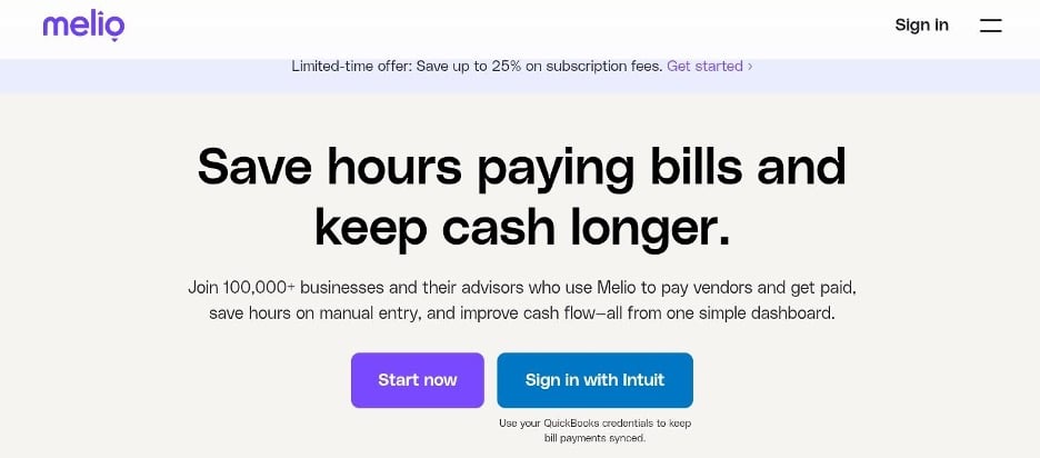 melio accounting software